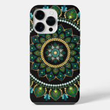 Mandala Verde | Pintado à Mão | Geometria Sagrada