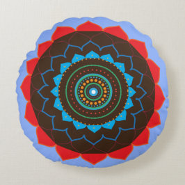 Mandala vetor Art, almofada redonda