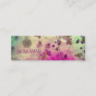 Mandala Wildflower Feminine Cartão de visita