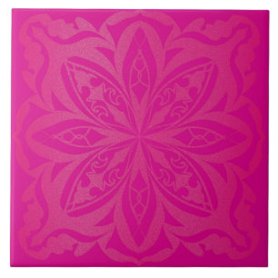 Mandala zen rosa