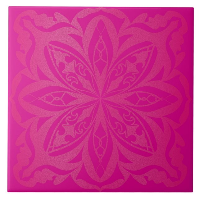 Mandala zen rosa (Frente)