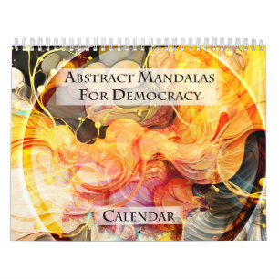 Mandalas Abstratos para Calendário da Democracia