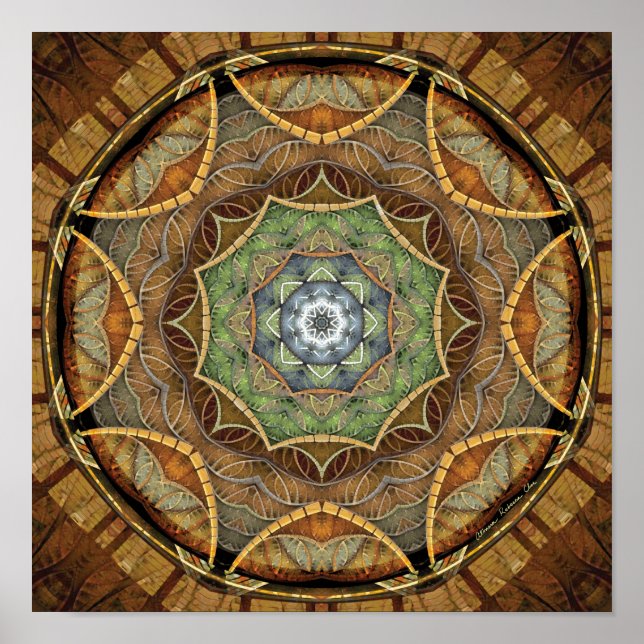 Mandalas de perdão e Poster da versão 25 (Frente)
