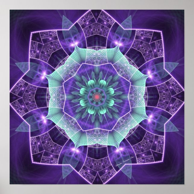 Mandalas de Unity 12 Impressão (Frente)