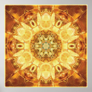 Mandalas do coração do poster da mudança 3