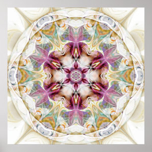 Mandalas do coração do poster da mudança 7