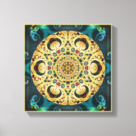 Mandalas do Heart of Freedom 22 Canvas Print