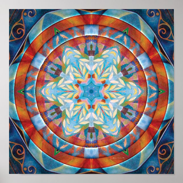 Mandalas do perdão e Poster da versão 19 (Frente)