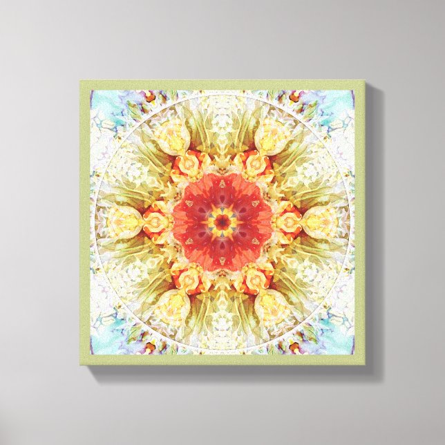 Mandalas para o Tempos de Transição 23 Canvas (Frente)