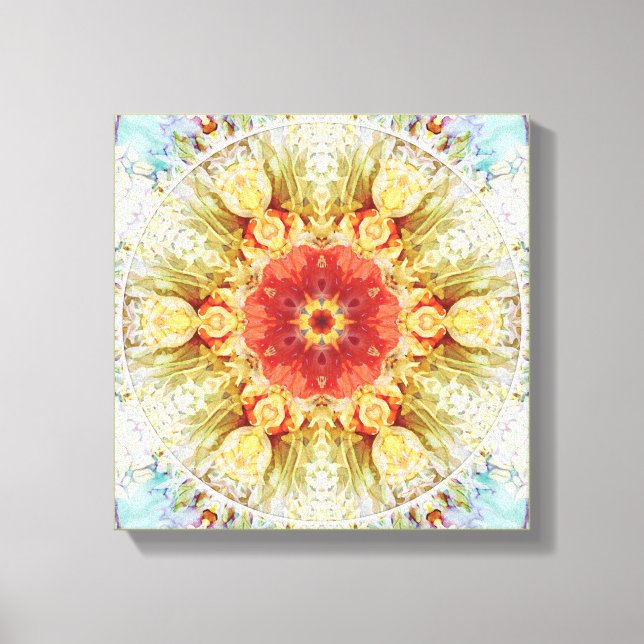 Mandalas para o Tempos de Transição 23 Canvas (Frente)