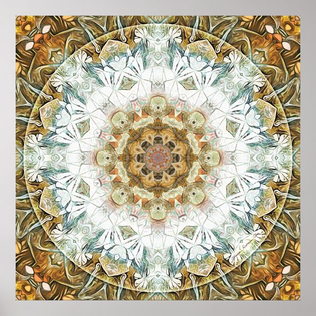 Mandalas para tempos de transição 11 Poster (Frente)