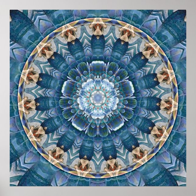 Mandalas para tempos de transição 2 Poster (Frente)