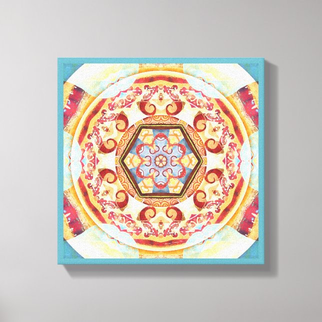Mandalas para tempos de transição 4 Canvas (Frente)