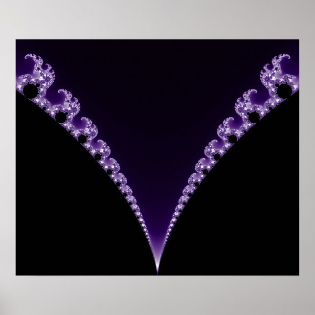 Mandelbrot Elephants Poster (Frente)