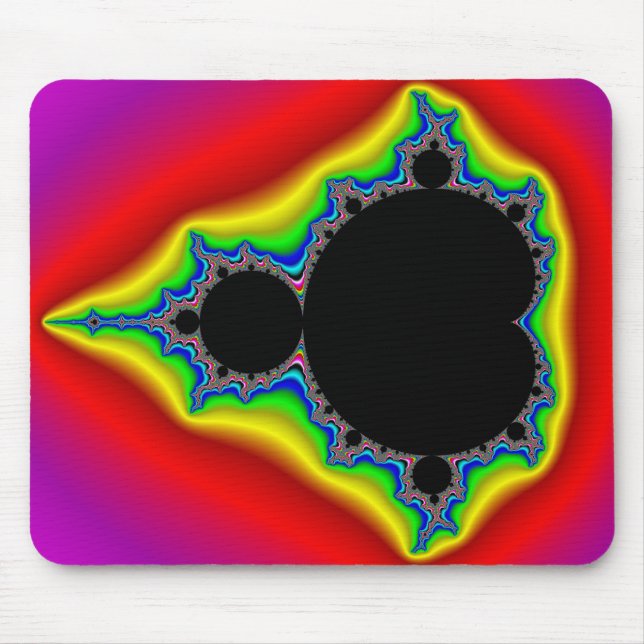 Mandelbrot original ajustou 04 - Fractal Mousepad (Frente)