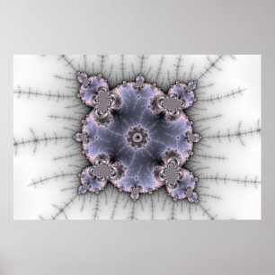 Mandelbrot redondo - poster do Fractal