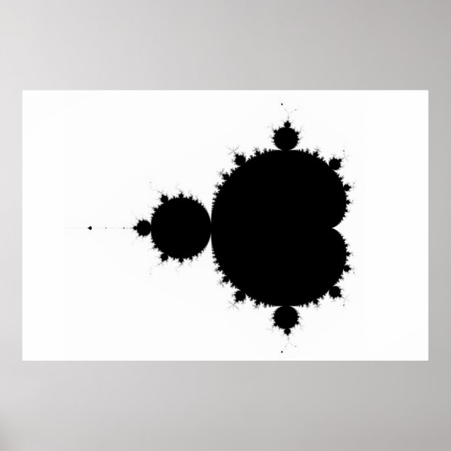 Mandelbrot Set poster muito grande (Frente)