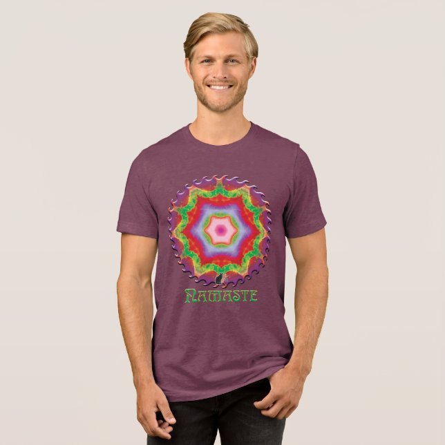 Mandril Namaste Caleidoscópio (Frente Completa)