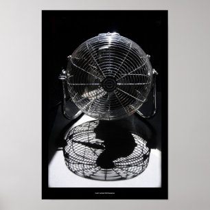Mandrill Fan BW Still Life Fotografia S Poster