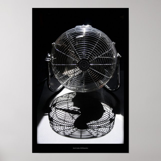 Mandrill Fan BW Still Life Fotografia S Poster (Frente)