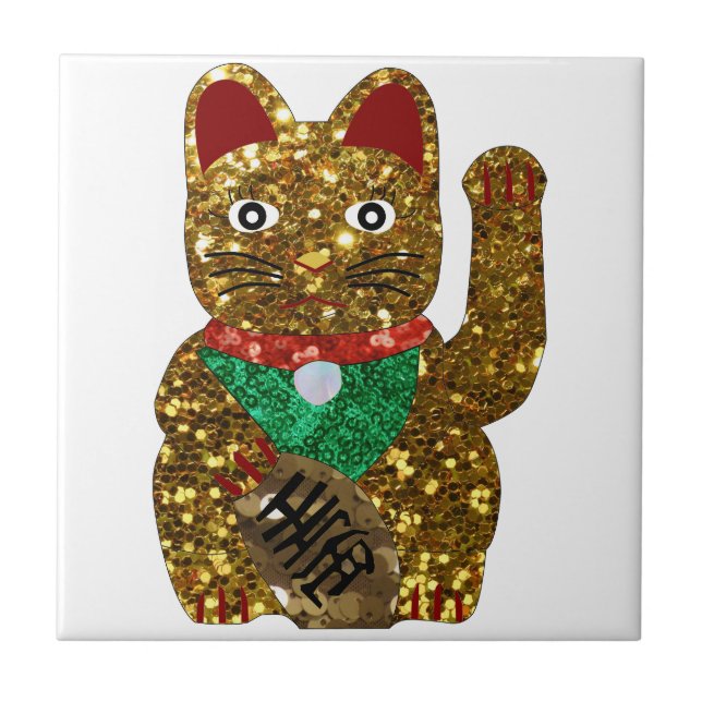 maneki neko cat (Frente)