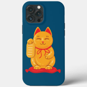 Maneki Neko Dourado Cat, Símbolo de Riqueza