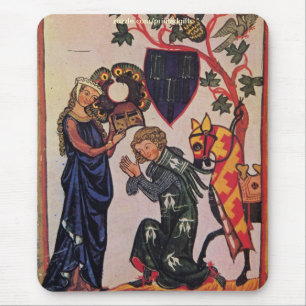 Manesse Codex Religião Art Mousepad