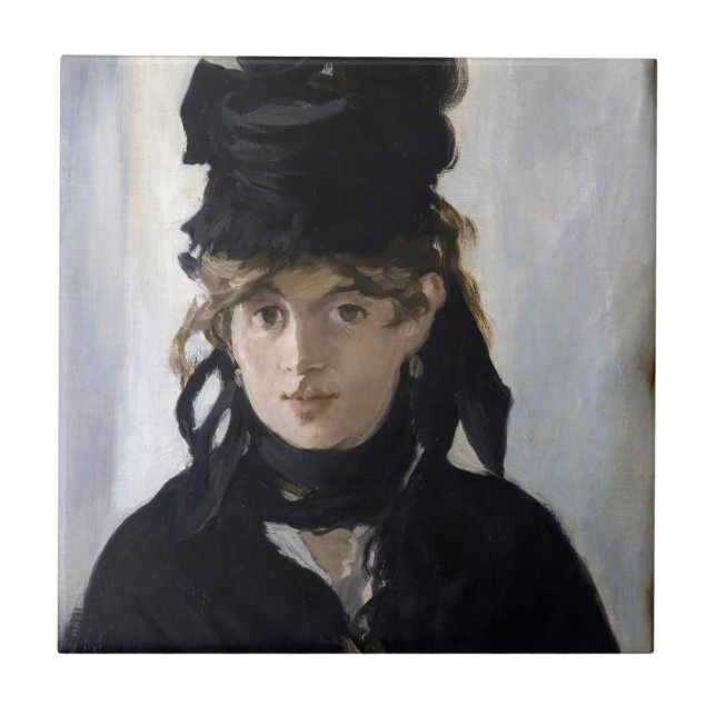 Manet - Berthe Morisot com um buquê de violetas (Frente)