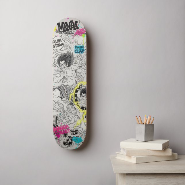 Manga Style Japanese Art for Skateboard & Stickers (Arte de parede)