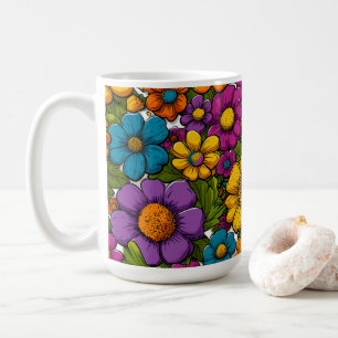 Manhã Blooms caneca de café 15oz