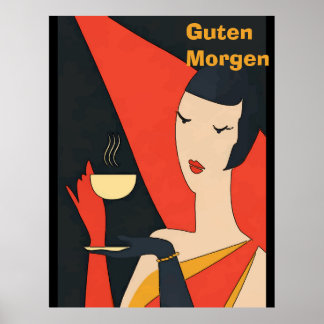 Manhã Café Vintage Posters