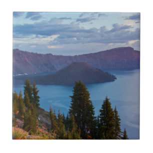 Manhã cedo, Crater Lake