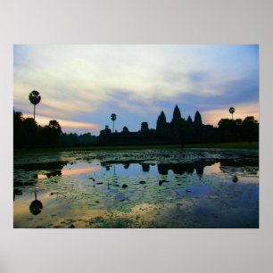 Manhã de Angkor Wat, poster de Cambodia