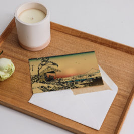 Manhã de inverno no Monte Fuji