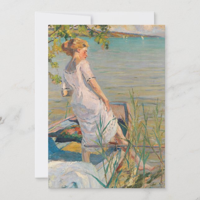 Manhã de Verão no lago Starnberg | Edward Cucuel (Frente)
