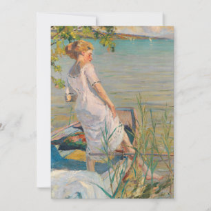 Manhã de Verão no lago Starnberg   Edward Cucuel