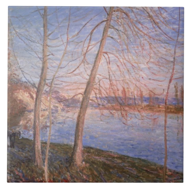 Manhã do inverno de Alfred Sisley | (Frente)