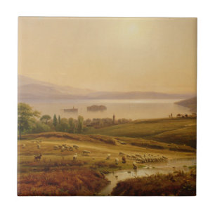 Manhã em Lago Maggiore