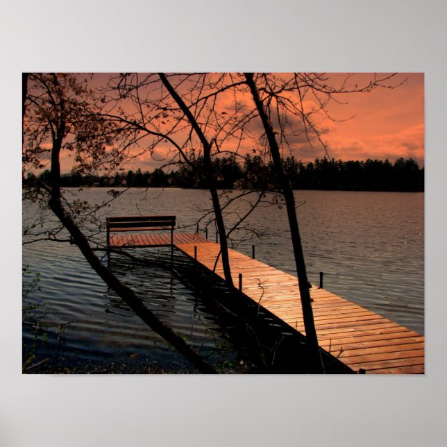 Manhã Gilds The Sky Poster (Frente)