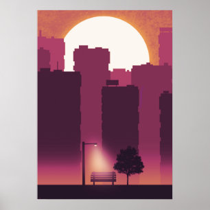 Manhã na Poster da cidade