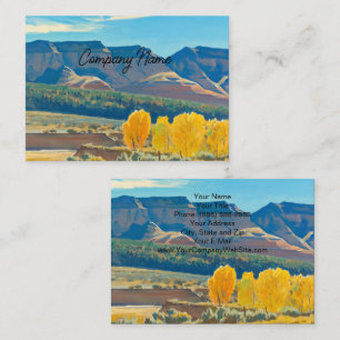 Manhã pacífica por Maynard Dixon Cartão de visita