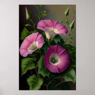 Manhã Rosa Glória Flores Impressão