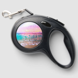 Manhã Tropical Sunrise Stain Glass Beach
