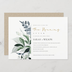 Manhã Verde Sobre A Fauna Tropical Após Convite