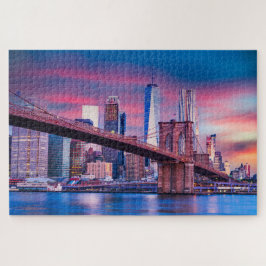 Manhattan Brooklyn Bridge New York Quebra-cabeça