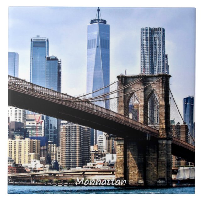 Manhattan, fotografia de paisagem urbana com arran (Frente)