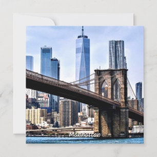 Manhattan, fotografia de paisagem urbana com arran