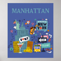 Manhattan, Nova Iorque Poster