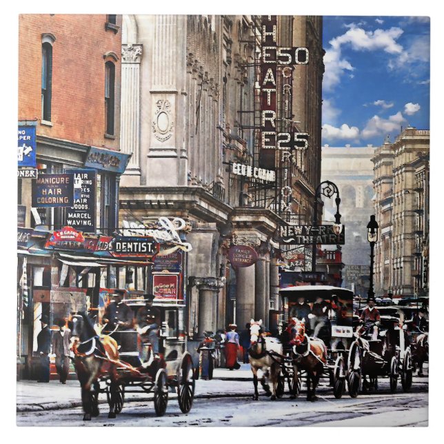 Manhattan NY – Long Acre Square Nova York c1905 (Frente)