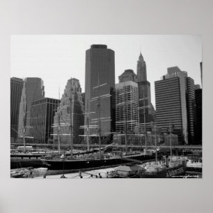 Manhattan, poster sul da fotografia do porto